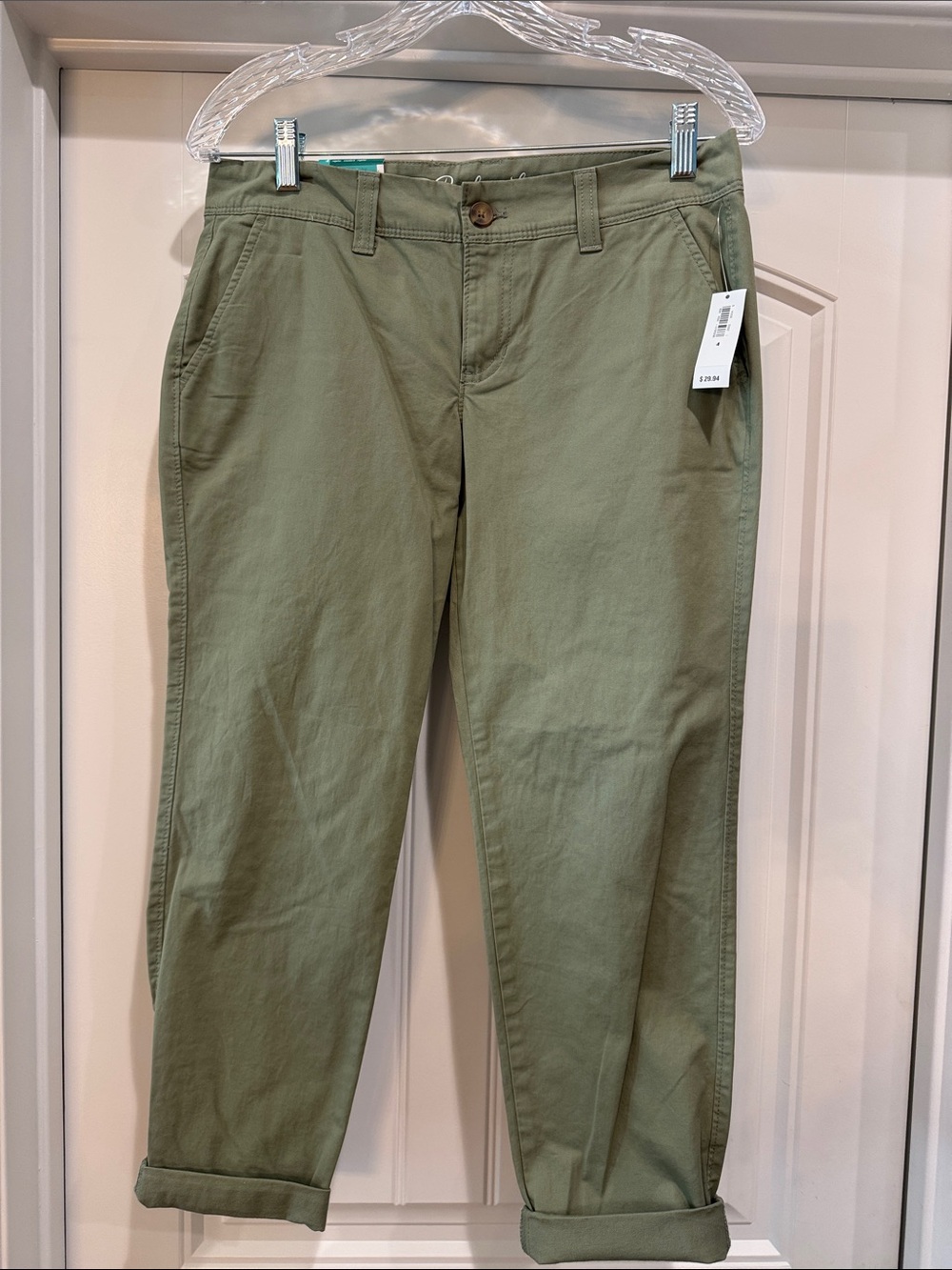 NWT Women’s Old Navy Boyfriend skinny crop pants, size 4